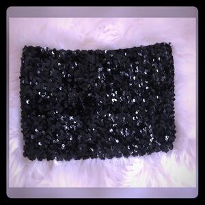 Victoria’s Secret Sequined Bandeau Tube Top M